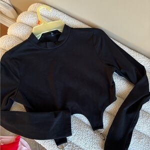 Black Long Sleeve Women's Top